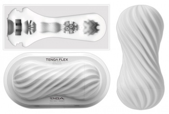 531898 Mastubátor Tenga Flex Silky White