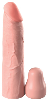 5002516 Návlek na penis 1“ Silicone X-tension with Strap