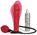567388 Latexový vibrátor s nafukovaním Red Balloon