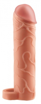 544191 Návlek na penis Perfect 1 s krúžkom na semenníky