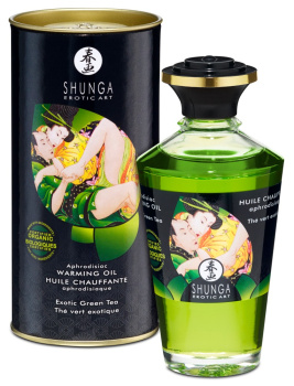 627542 Shunga Aphrodisiac Warming Oil Exotic Green Tea