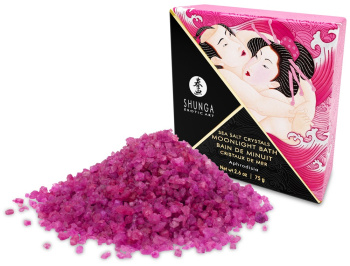 627992 Soľ do kúpeľa Shunga Sea Salt Crystals Moonlight Bath Aphrodisia