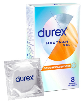 414646 Kondomy Durex Hautnah XXL 8 ks