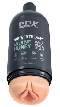 547360 Masturbátor PDX Plus Shower Therapy Milk Me Honey