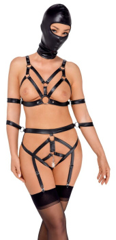 24804921011 Bad Kitty Set postroj s maskou