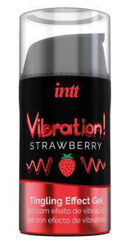 630900 intt Vibration! Strawberry stimulační gel