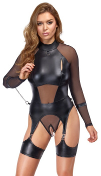 26448861021 Bondage body s podväzkami