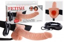 591262 Vibrační dutý penis s postrojem